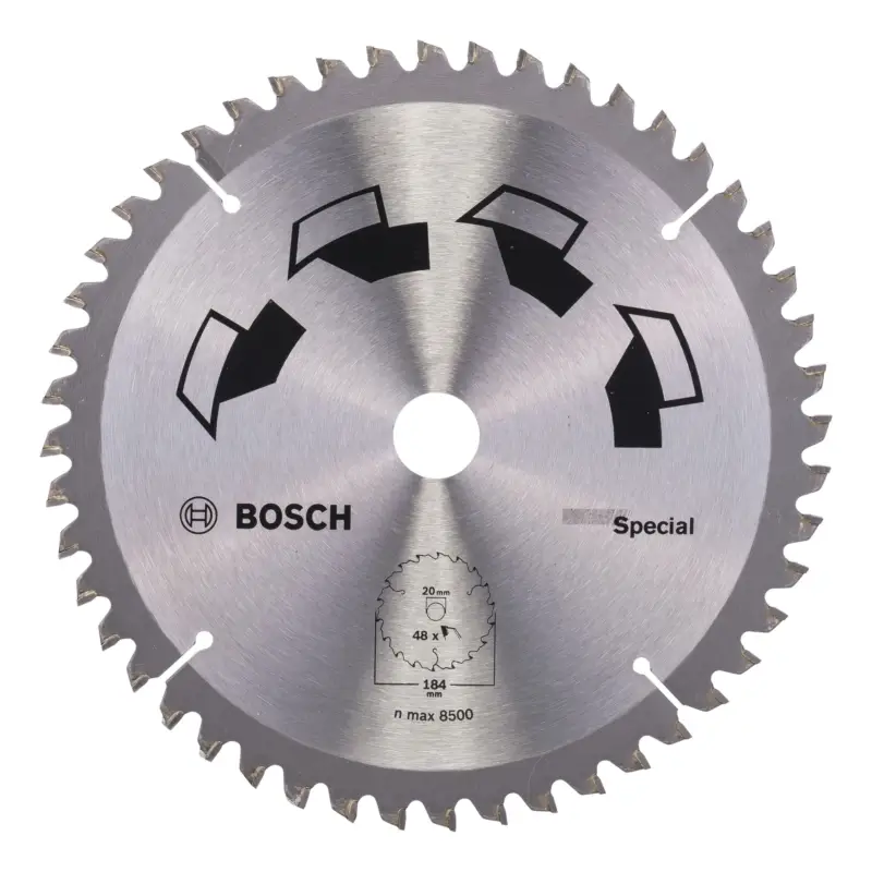 Bosch Zubehör Kreissägeblatt Special, 184 x 16 mm, Zähnezahl 48 Sichere Zahlung