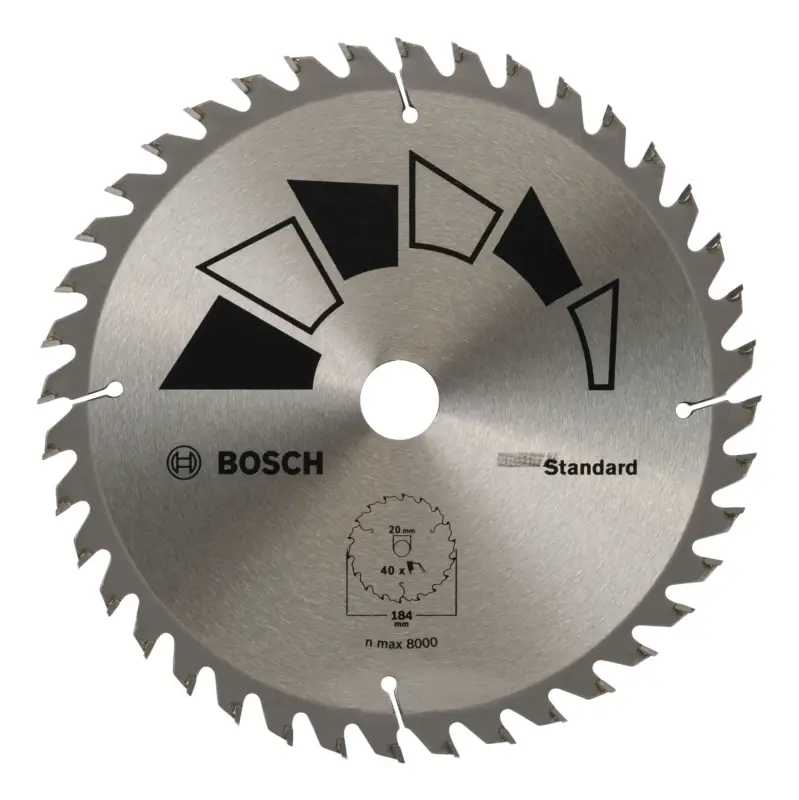 Saisonangebot Bosch Zubehör Kreissägeblatt Standard, 184 x 20 mm, Zähnezahl 40