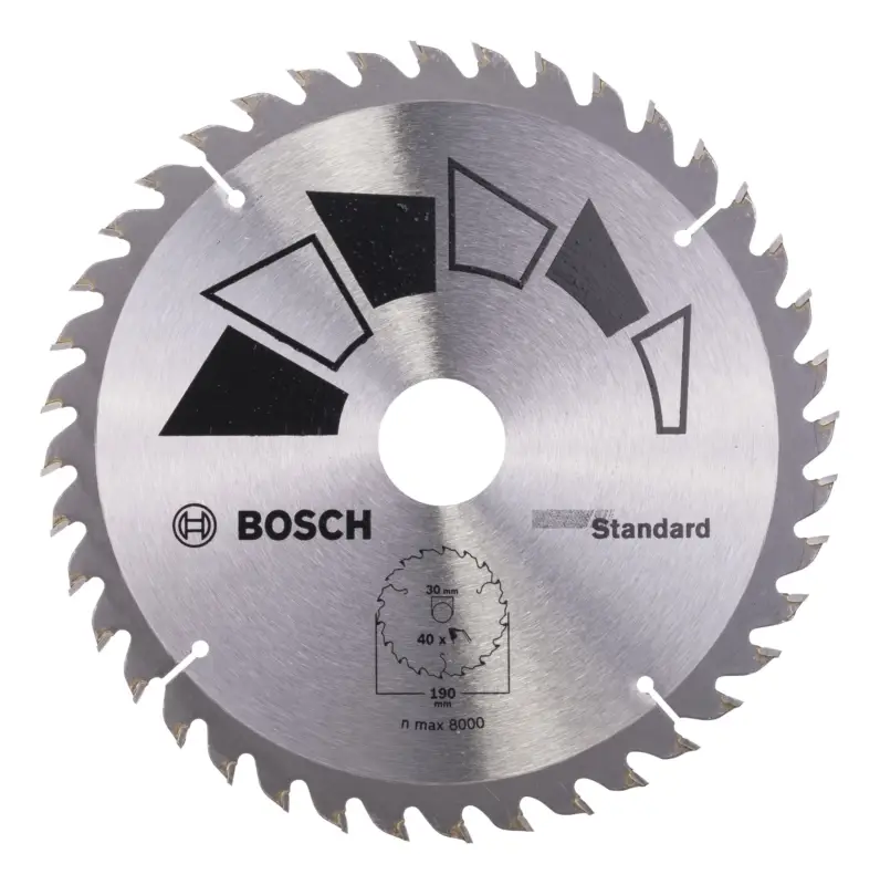 Bosch Zubehör Kreissägeblatt Standard, 190 x 30 mm, Zähnezahl 40 Neuheit