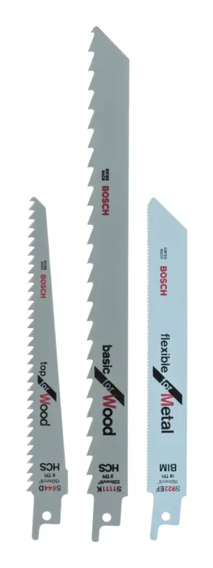 Bosch Zubehör Säbelsägeblatt-Set, bestehend aus S 922 EF, S 644 D & S 1111 K, 3-teilig(Verpackungseinheit: 5Sets) Top-Seller