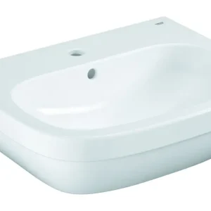 Grohe Euro Keramik Waschtisch 595 x 482 mm mit Hahnloch mit Überlauf - Alpinweiß Sale