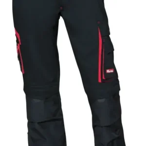 Nur Für Kurze Zeit Fortis Herren-Bundhose twenty-four, schwarz/rot, Größe 46