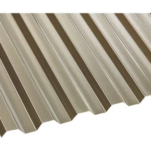 Einsteiger Polycarbonat Profilplatte Trapez 76/18 1040 x 6000 x 0,8 mm - Bronce Preiswert