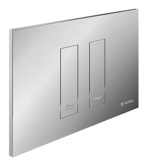 Schell Montus Tower WC-Betätigungsplatte Mattchrom Sonderangebot