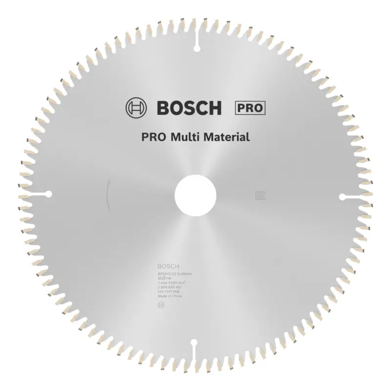 Sichere Zahlung Bosch Pro Multi Material Kreissägeblatt, 254 x 3,2 x 30 mm, 96 Zähne, für Netz-Kapp- und Gehrungssägen