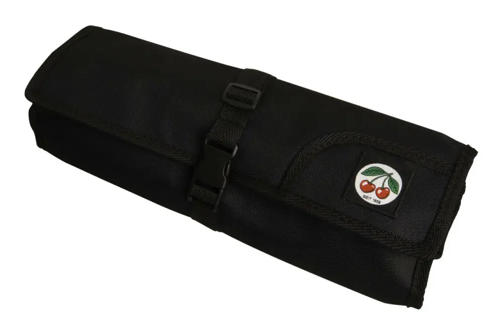 Saisonangebot Kirschen Rolltasche 24-tlg. aus Mikrofaser, leer