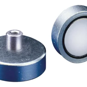 Preisreduziert Beloh NdFeB-Flachgreifer Neodym Magnet mit Gewinde 8 x 4,5 / 11,5 mm