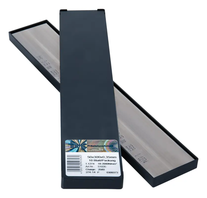 Preis Gesenkt H+S Metallfolien Plattenware rostfrei 50 x 300 x 0,05 mm 10 Blatt