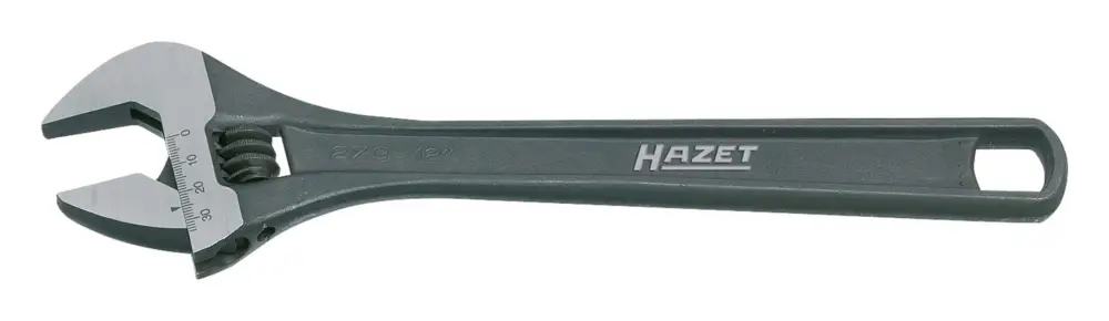 Hazet Einmaulschlüssel verstellbar für A 158 mm phosphatiert DIN 3117 Versand Am Gleichen Tag