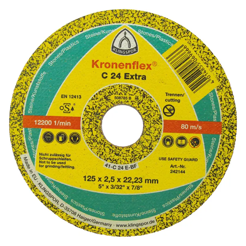 Klingspor Trennscheibe C24 Extra 115 x 2,5 mm gekröpft Preisknaller