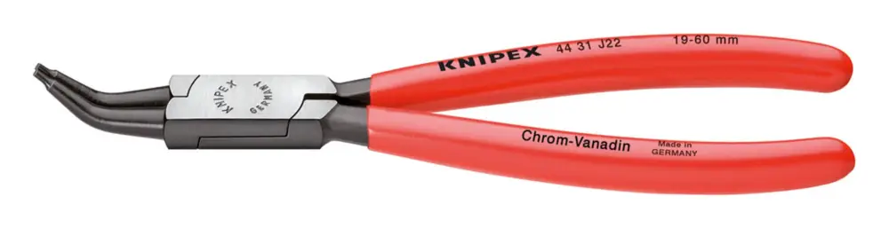 Knipex Sicherungsringzange gebogen J12 45 Grad Abverkauf
