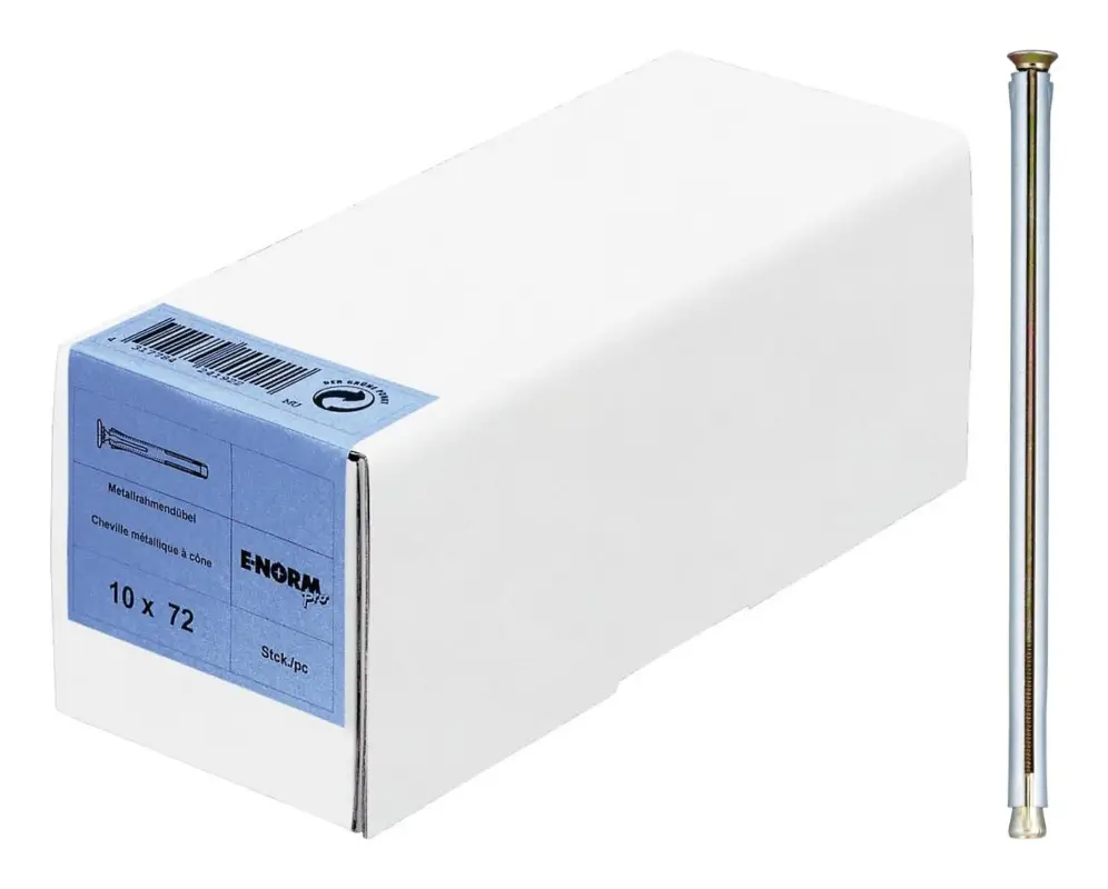 E-NORMpro Metallrahmendübel 10 x 202 mm(Verpackungseinheit: 50Stück) Preiswert