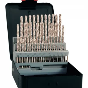 Sonderaktion Fortis Spiralbohrer-Set DIN338 HSS geschliffen Typ N 1-5,9 mm