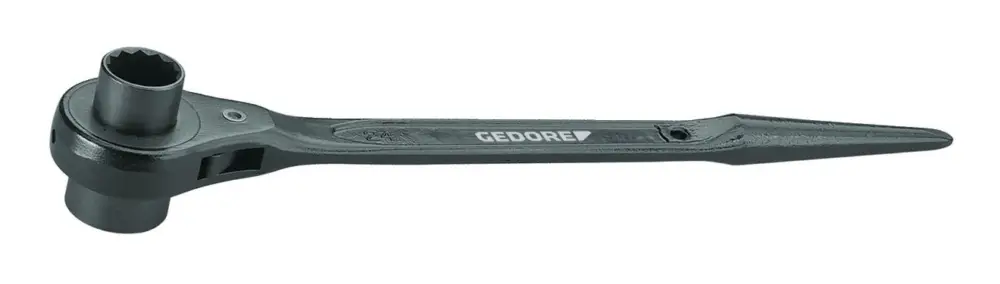 Gedore Stahlbauknarre 19 x 24 mm Super-Preis