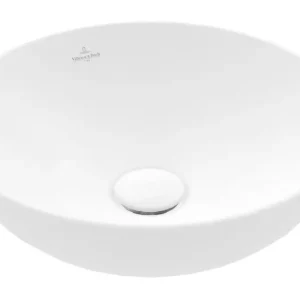 Villeroy & Boch Loop & Friends Aufsatzwaschbecken 380 x 380 x 150 mm - Stone White mit CeramicPlus Preiswert