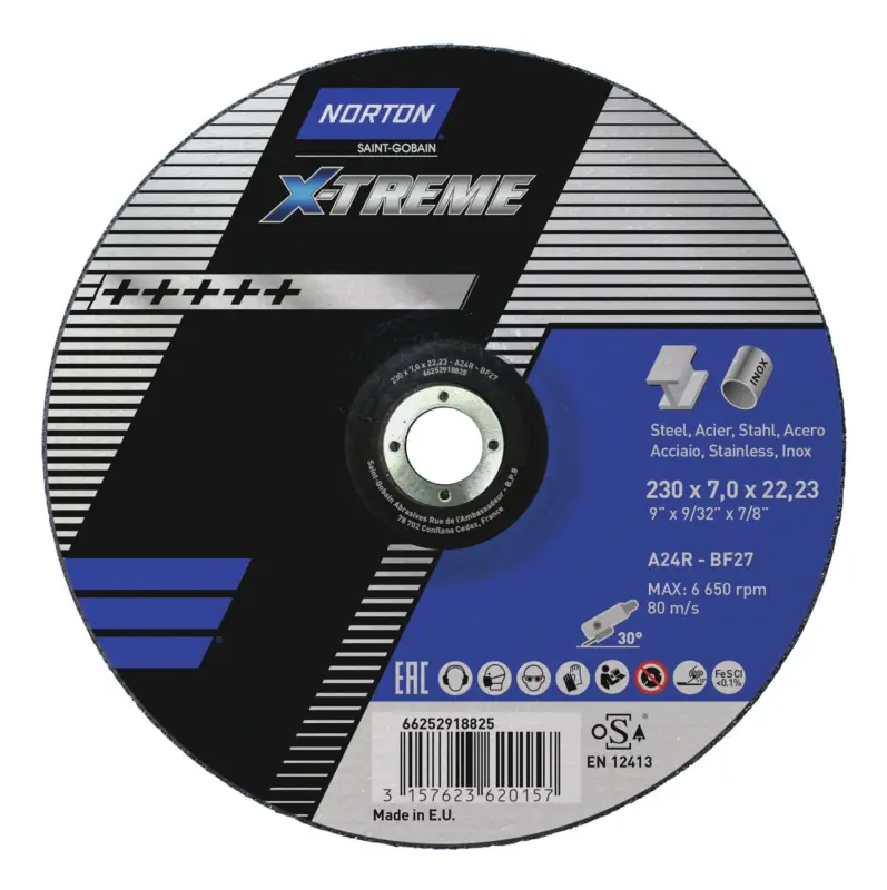 Norton Schruppscheibe X-Treme 230 x 7 T27 Zertifiziert