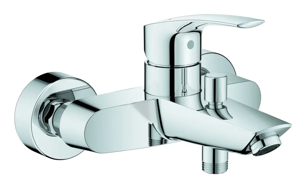 Grohe Eurosmart Einhand-Wannenbatterie schlankes Design - Chrom Solange Der Vorrat Reicht