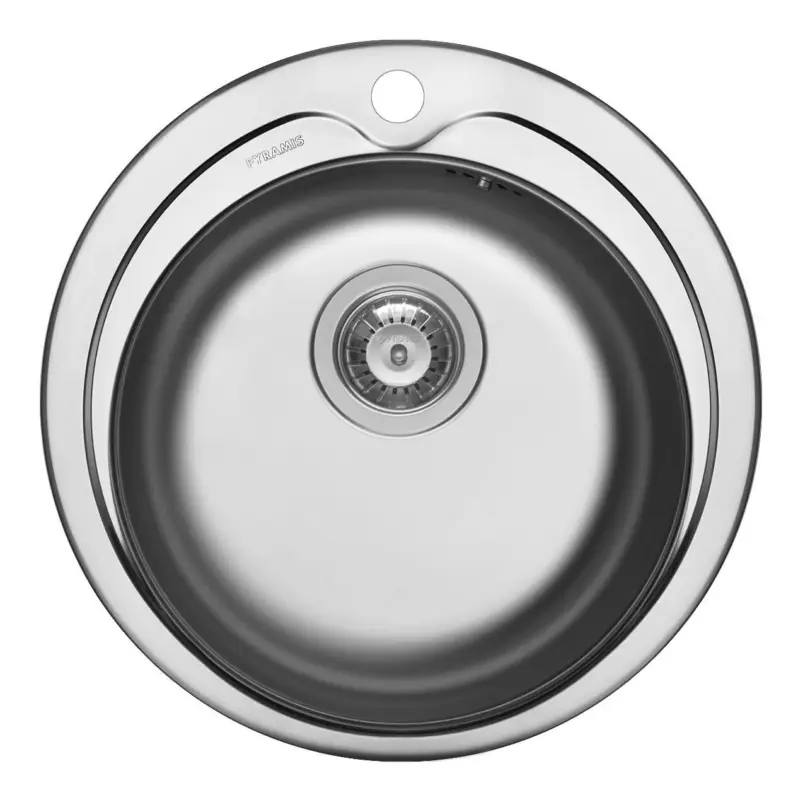 Pyramis Kiba Einbauspüle Edelstahl Poliert 163 mm Top-Preis