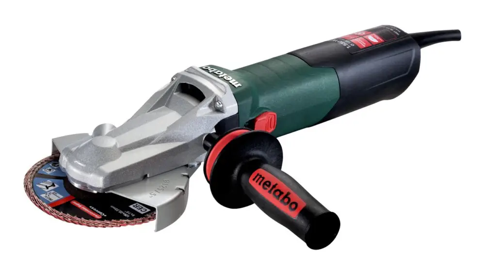 Aktuell Metabo WEF 15-125 Quick Flachkopf-Winkelschleifer im Karton