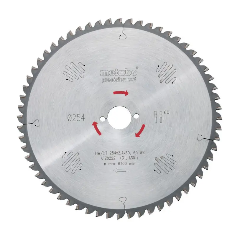 Sofort Bestellen Metabo Kreissägeblatt "precision cut wood - professional", 160 x 20 mm, Zähnezahl 24, Wechselzahn 20°
