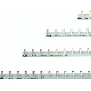 ABB Phasenschiene 1ph 17,6mm 212mm 10qmm 63A Stift Isoliert Knallerangebot