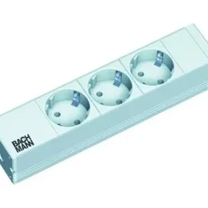 Geprüft Bachmann Rack-Stromverteilung 1HE 254mm(10") 3Steckd 230V