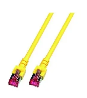Begrenztes Angebot EFB Patchkabel Cat6 0,5m gelb S/FTP RJ45 8(8) AWG26