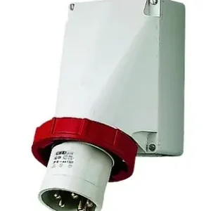 Mennekes CEE-Gerätestecker 5p 63A 400V (50+60Hz) rot 6h IP67 Schraubklemme rechtwinklig Kunststoff Wandgerätestecker (Aufputz) Preiswert