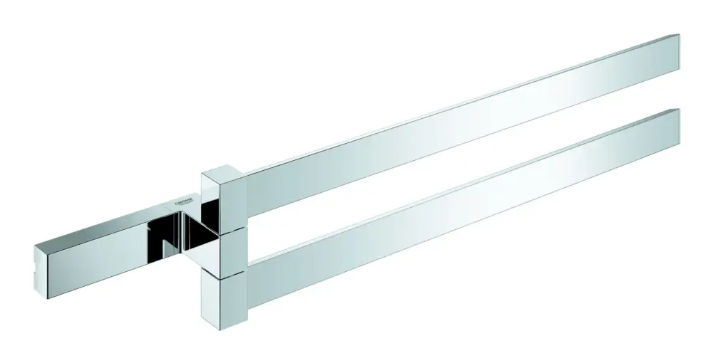 Schneller Versand Grohe Selection Cube Doppel Handtuchhalter - Chrom