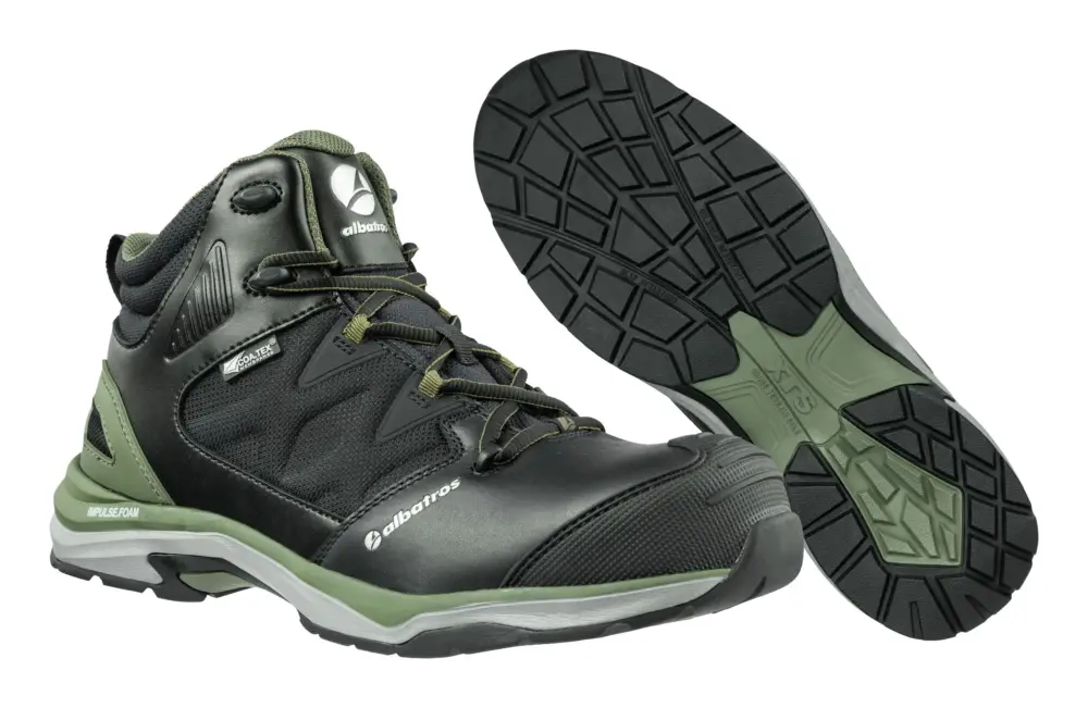Albatros Sicherheitsschnürstiefel Ultratrail Olive CTX Mid 636220, S3, ESD, HRO, SRC, Größe 45(Verpackungseinheit: 1Paar) Direktkauf