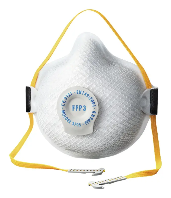 Neue Ware Moldex Atemschutzmaske 3705, Klimaventil, FFP3 R D(Verpackungseinheit: 8Stück)