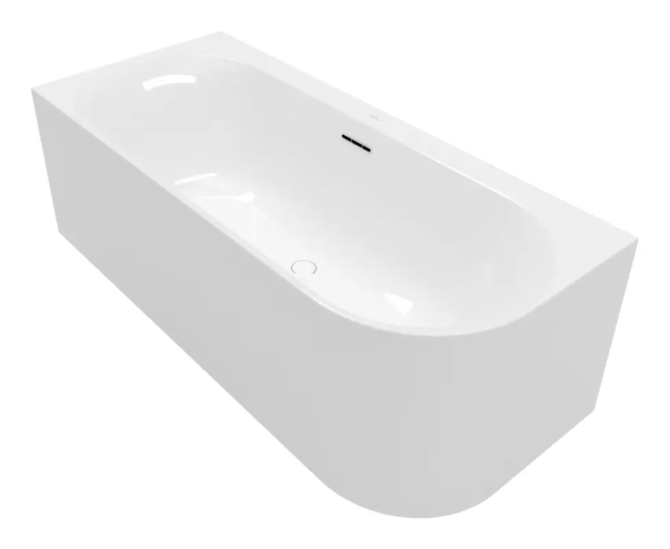 Villeroy & Boch Loop & Friends Vorwandbadewanne 1700 x 750 mm, Oval, für Eckeinbau links - Weiß Alpin Finale Aktion