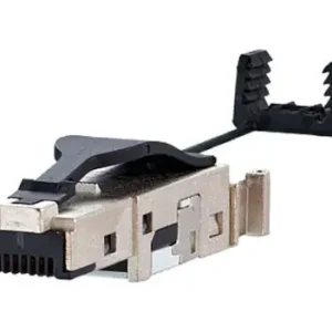 Echt BTR Netcom Modular-Stecker Cat6 RJ45 8(8) 22-26AWG geschirmt geeignet für Litzenleiter geeignet für Massivleiter schwarz