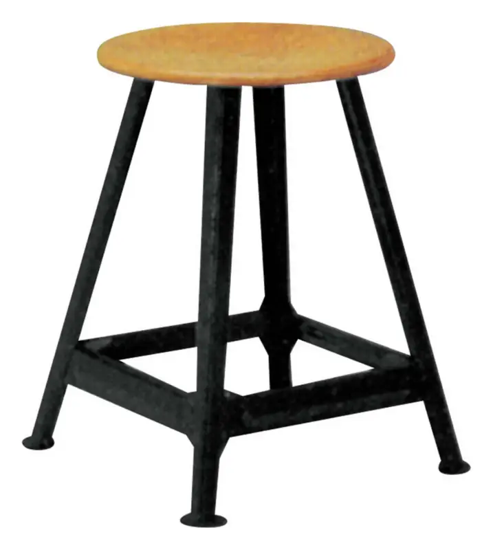 Zertifiziert Bandstahl-Hocker 4 Beine H550 mm