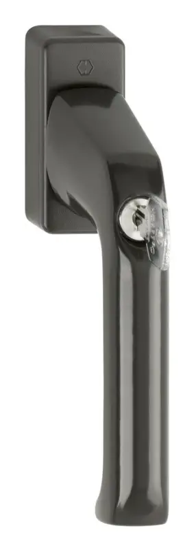 Hoppe London Aluminium-Dreh-/Kipp-Fenstergriff 013S/U34 (Stift 32 mm), abschließbar - graubraun Angebot