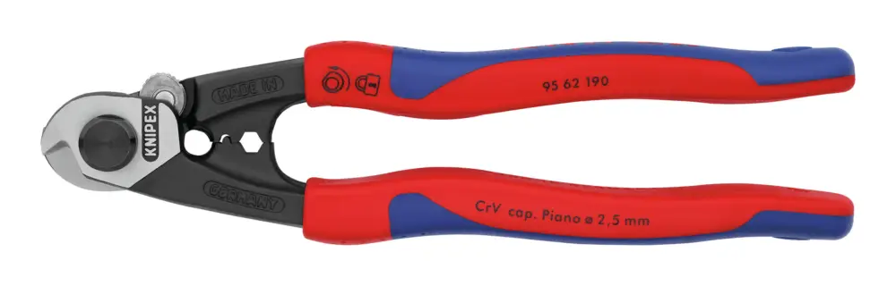 Preisknaller Knipex Drahtseilschere 190 mm poliert 2K