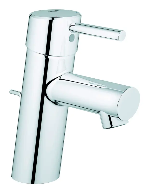 Grohe Concetto Einhand-Waschtischbatterie mit EcoJoy 5,7 l mit Zugstangen-Ablaufgarnitur S-Size - Chrom Direkt Vom Hersteller