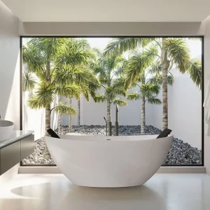 Bestseller Hoesch Namur Freistehende Badewanne 1700 x 750 mm - Weiß / Chrom