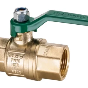 Preis Gesenkt Hermann Schmidt Trinkwasser-Kugelhahn Uniwater 1449 3/4", Messing, DG, Stahlhebel grau, o Entleerung
