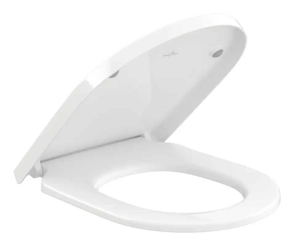 Geprüft Villeroy & Boch Subway 3.0 WC-Sitz mit QuickRelease 374 x 438 x 42 mm - Weiß Alpin mit AntiBac