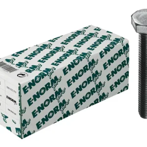 Zertifiziert E-NORMpro Sechskantschraube / Maschinenschraube DIN 933 8.8 galvanisch verzinkt M6 x 20 mm(Verpackungseinheit: 500Stück)