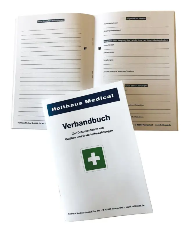 Heißes Angebot Holthaus Medical Verbandbuch DIN A5
