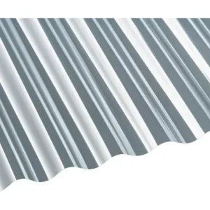 Preiswert Einsteiger Polycarbonat Profilplatte Sinus 76/18 1040 x 2500 x 0,8 mm - Klar