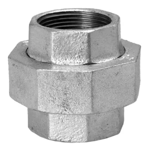 Hermann Schmidt Verschraubung 330 DN 25, 1", flansch dichtend, IG/IG, verzinkt Echt