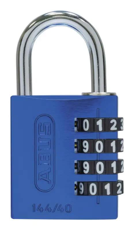 Direkt Vom Hersteller ABUS Zahlen-Hangschloss 144/40 blau Lock-Tag
