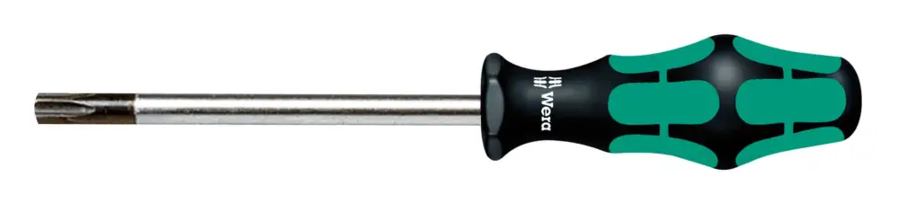 Wera Schraubendreher 367 T8 x 60 mm mit Bohrung Finale Aktion