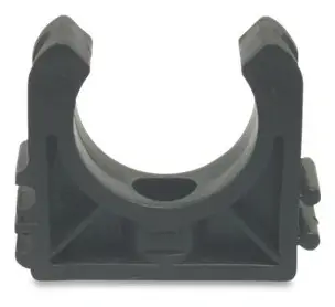 Bevo Rohrschelle PP 25 mm Schwarz Typ 2 ohne Bügel Highlight