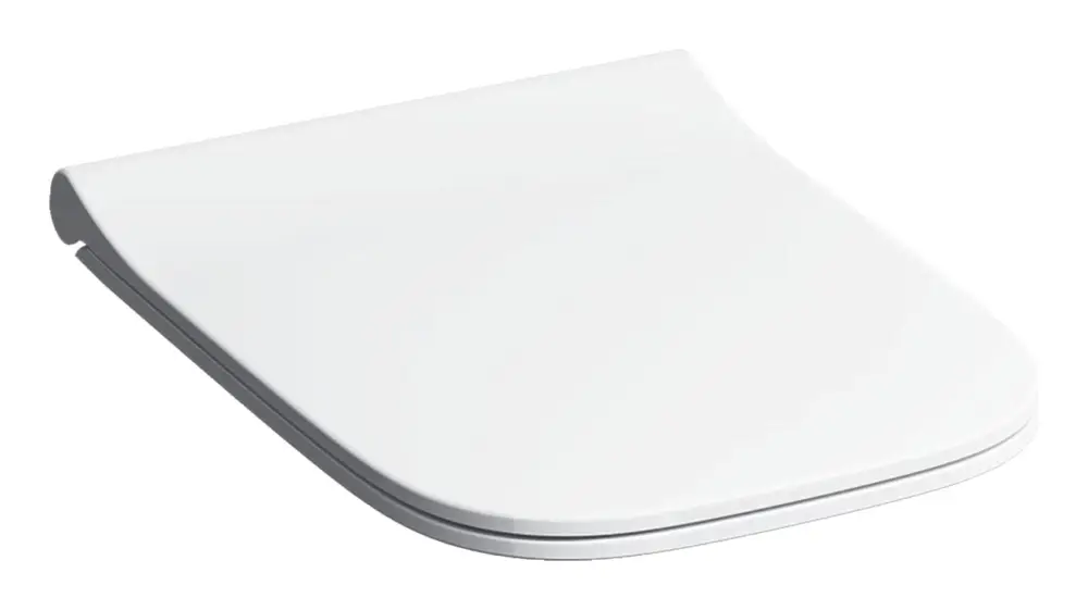 Geberit Smyle Square WC-Sitz Sandwichform mit Absenkautomatik und Quick-Release-Scharnieren - Weiß Rabatt