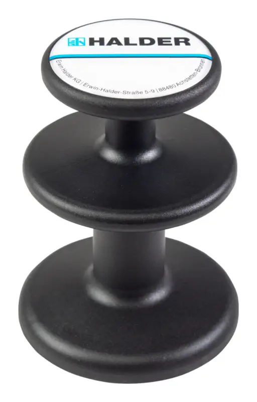 Echt Halder Magnethalter schwarz