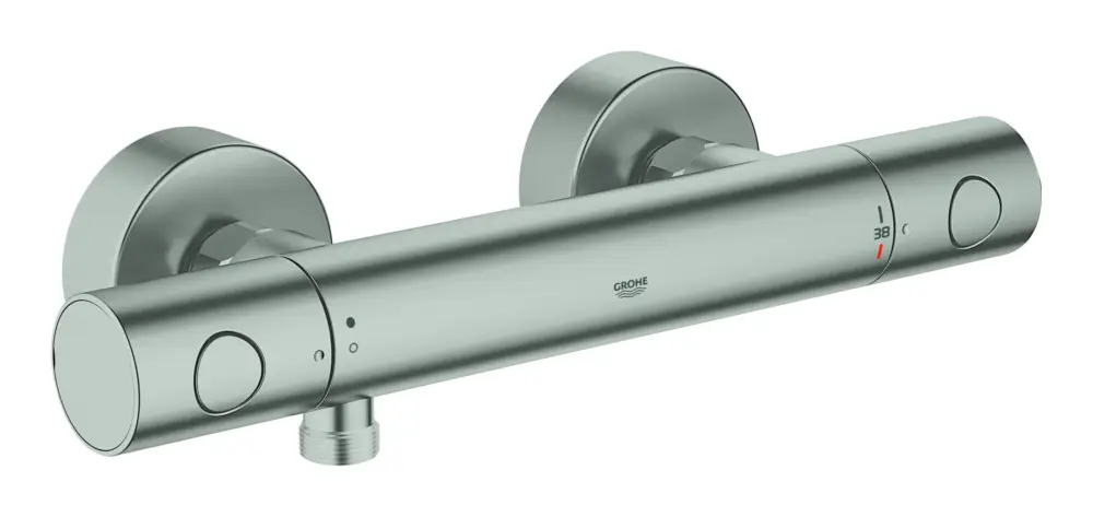 Grohe Grohtherm 1000 C Thermostat-Brausebatterie - Supersteel Günstig